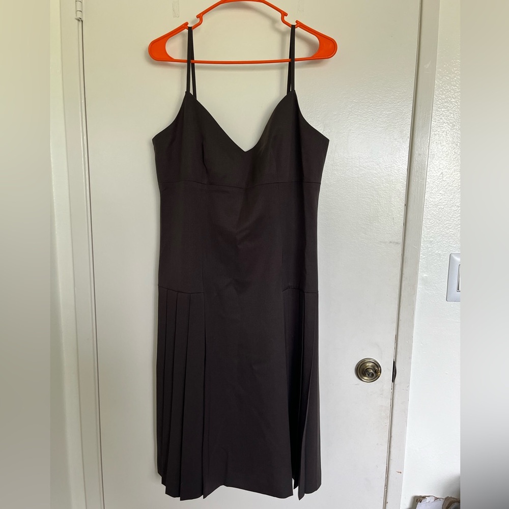 J. Crew Wool Pleated Dress